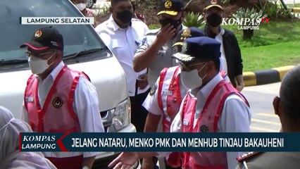 Jelang Nataru, Menko PMK dan Menhub Tinjau Bakauheni