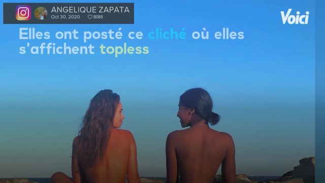 Voici - PHOTO Koh-Lanta, Les 4 Terres : Lola et Angélique topless, elles enflamment Instagram !