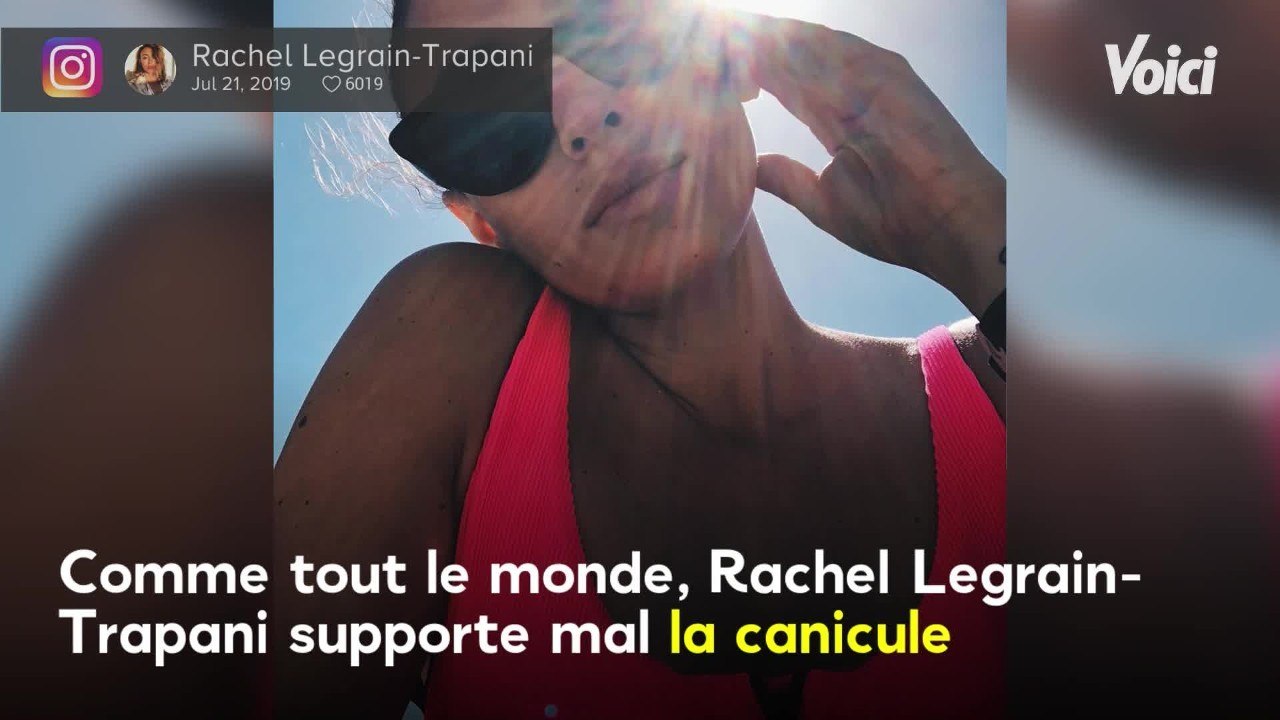 VOICI - Rachel Legrain-Trapani en surchauffe : elle contre la canicule de manière très sexy