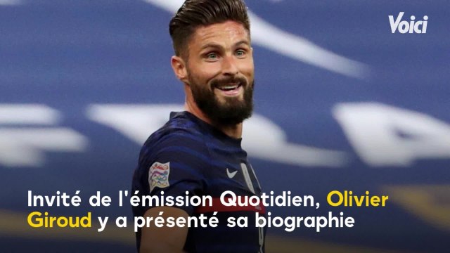 VOICI : Olivier Giroud : invité du Quotidien, il se confie sur les difficultés scolaires de sa fille Jade