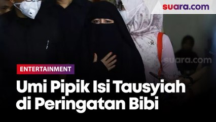 Umi Pipik Bawakan Tausyiah di 40 Hari Pengajian Vanessa Angel dan Bibi Ardiansyah 
