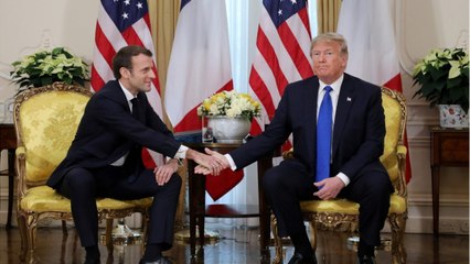 VOICI-Donald Trump : ce qu’il pense vraiment d’Emmanuel Macron