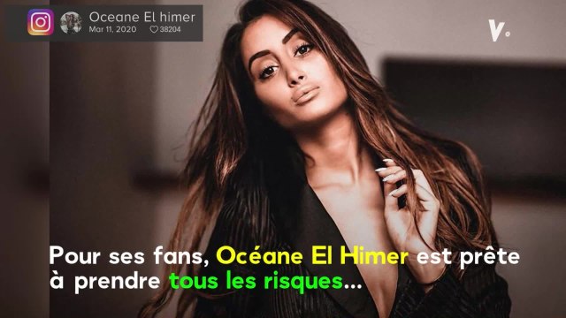 VOICI Océane El Himer (Les Marseillais) prend des risques pour une photo sexy