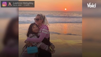VOICI Laeticia Hallyday et sa fille Jade plus complices que jamais au restaurant