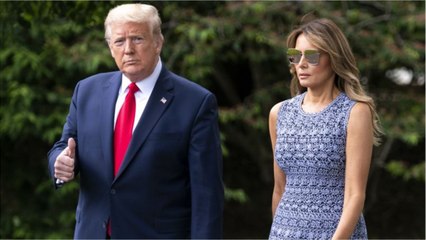 VOICI - Donald Trump accusé de s'être protégé sans Melania et leur fils Baron, le président s’agace