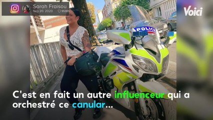 Voici - PHOTO Sarah Fraisou victime d’un étrange et effrayant canular sur Instagram