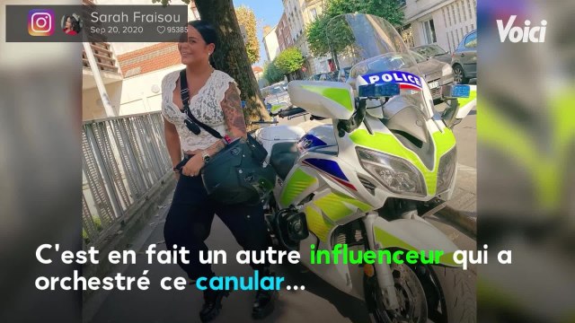 Voici - PHOTO Sarah Fraisou victime d’un étrange et effrayant canular sur Instagram