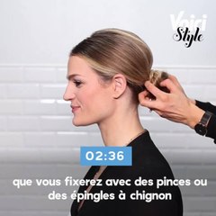 VOICI - Comment réaliser le chignon danseuse de Meghan Markle en 5 minutes