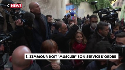 Eric Zemmour doit «muscler» son service d'ordre