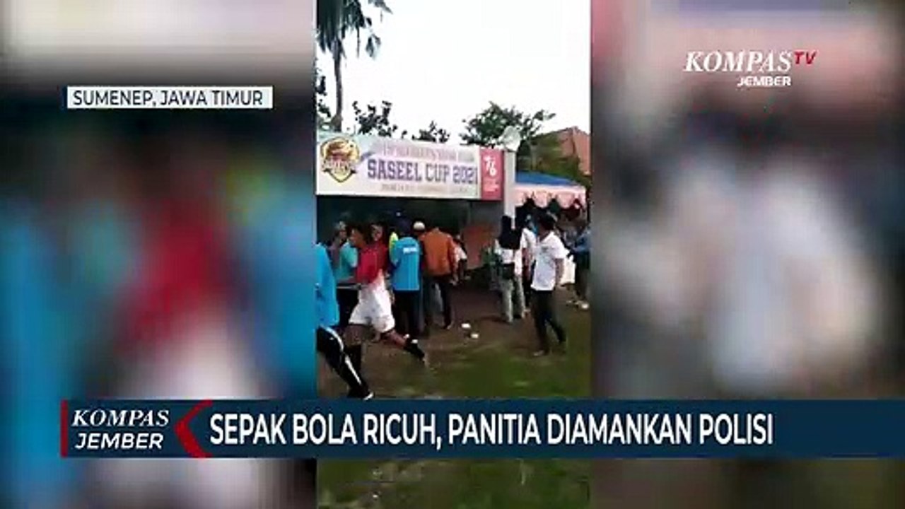Pertandingan Sepak Bola Ricuh, Panitia Diamankan Polisi