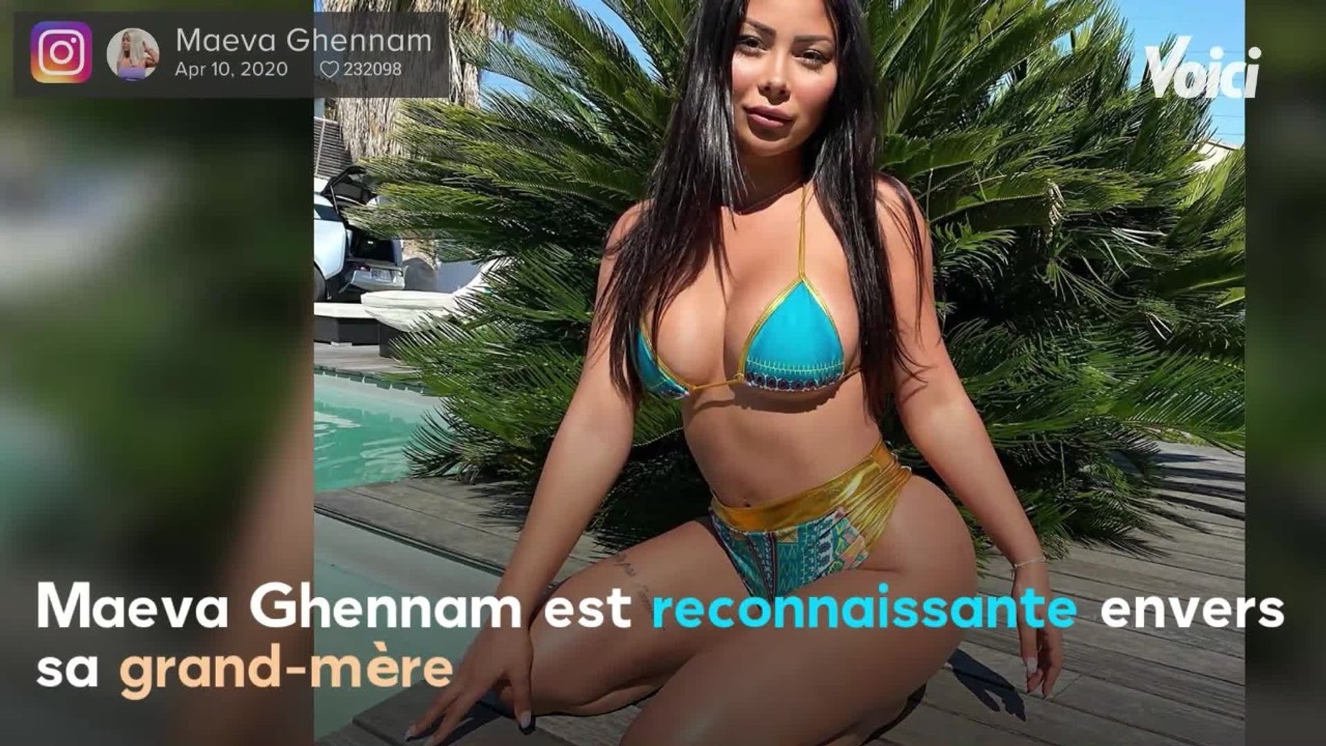 VOICI - Maeva Ghennam : son beau geste en hommage à sa grand-mère - Vidéo  Dailymotion