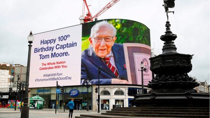 VOICI Elizabeth II : cet exploit du Captain Tom qui lui a valu une lettre de la reine pour ses 100 ans