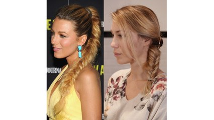 VIDEO COIFFURE : comment réaliser la natte fishtail de Blake Lively en 3 minutes