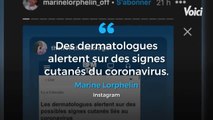 VOICI - Marine Lorphelin dévoile un nouveau symptome