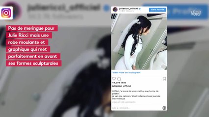 VIDEO - PHOTOS Julie Ricci s’est mariée, découvrez les photos du mariage