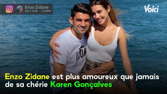 VOICI Enzo Zidane en couple avec Karen : leur adorable cliché aux côtés de Zinedine et Véronique