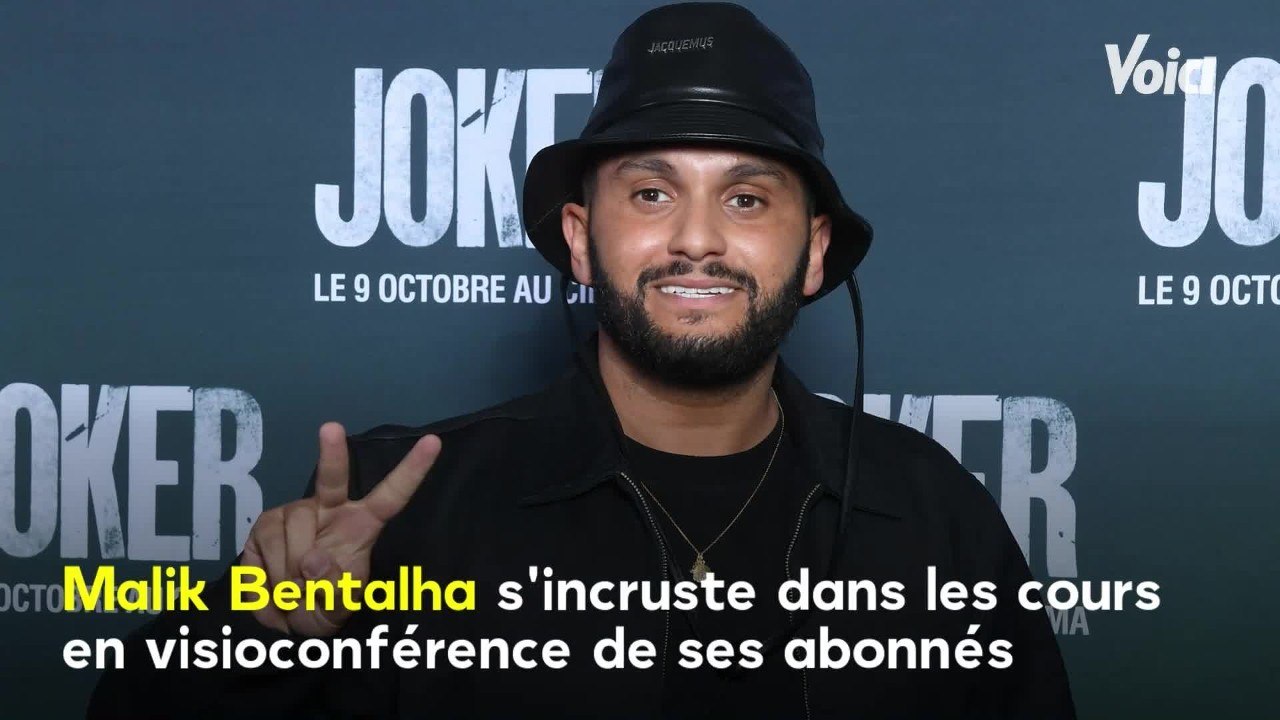 VOICI-Malik Bentalha S'incruste Dans Les Cours En Visioconférence De Ses Abonnés, Fou-rire Assuré ! (1)