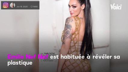 VOICI - PHOTO Emilie Nef Naf sexy en bikini, elle fait rugir de plaisir sa communauté