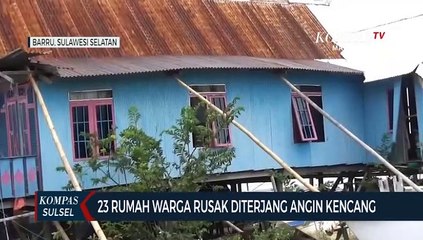 23 Rumah Warga Rusak Diterjang Angin Kencang