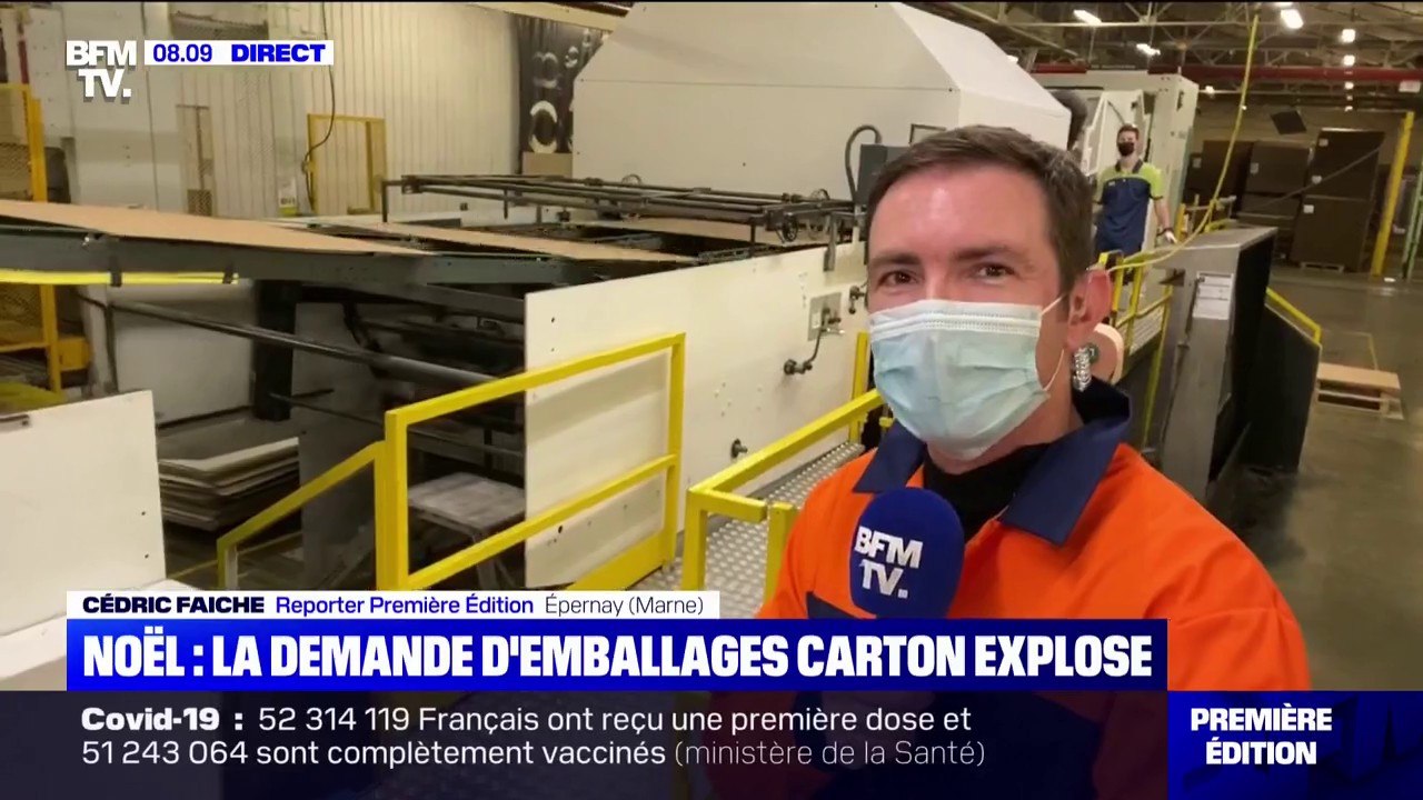 La demande d'emballages carton explose, la cartonnerie d'Épernay tourne à plein régime