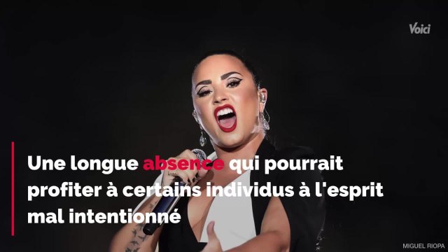 VOICI - Demi Lovato en cure de désintoxication, sa maison est devenue la cible des cambrioleurs