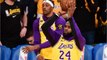 Voici - Mort de Kobe Bryant : les Lakers rendent un émouvant hommage à la légende disparue, LeBron James en larmes