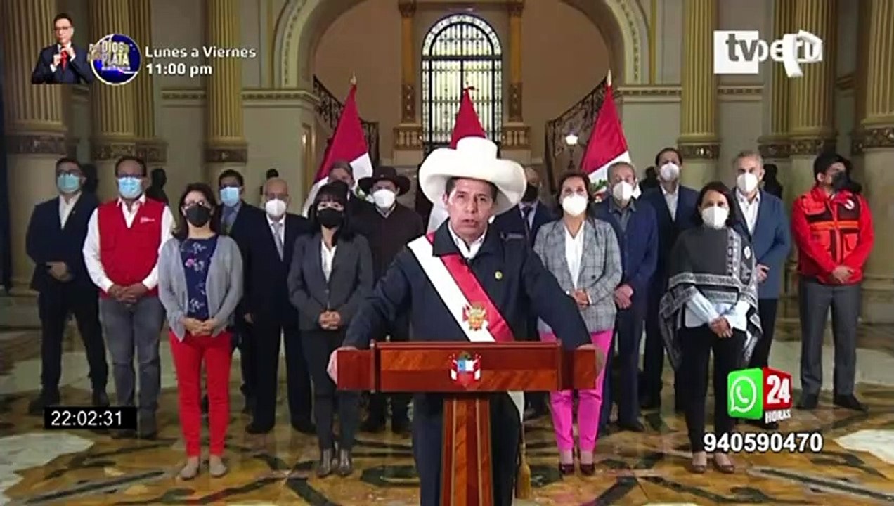 Vásquez calificó como "un asunto muy serio" las denuncias de presunta injerencia de Castillo en ascensos en las FF.AA