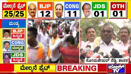 Somashekar Reddy Reacts On BJP Winning In Bellary Constituency | MLC Election Result