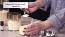 VIDEO LA MINUTE DIY : Comment fabriquer une poudre texturisante pour donner du volume aux cheveux fins et plats