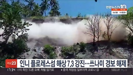 인니 플로레스섬 해상 7.3 강진…쓰나미 경보 해제
