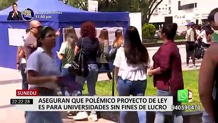 Congreso: polémica por proyecto de ley que iría en contra de la reforma universitaria