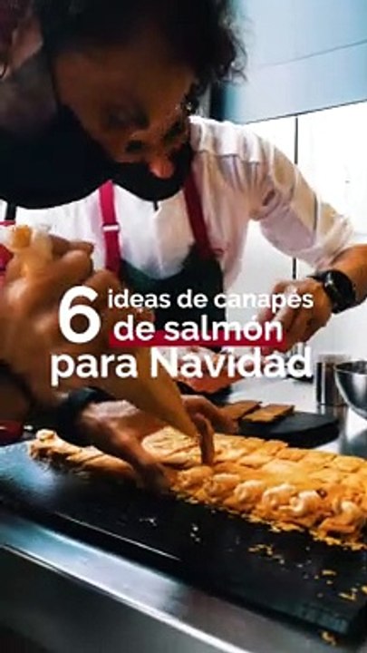 Canapés salmón noruego
