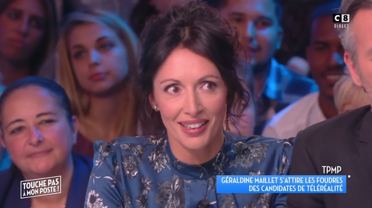 Géraldine Maillet maintient les propos qu'elle a tenu sur les candidates de télé-réalité dans TPMP