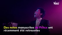 VOICI Prince : des notes du chanteur retrouvées, il balance sur l'industrie du disque et ça fait mal