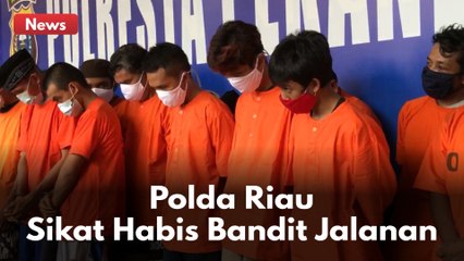 POLRESTA PEKANBARU SIKAT PULUHAN BANDIT JALANAN !!