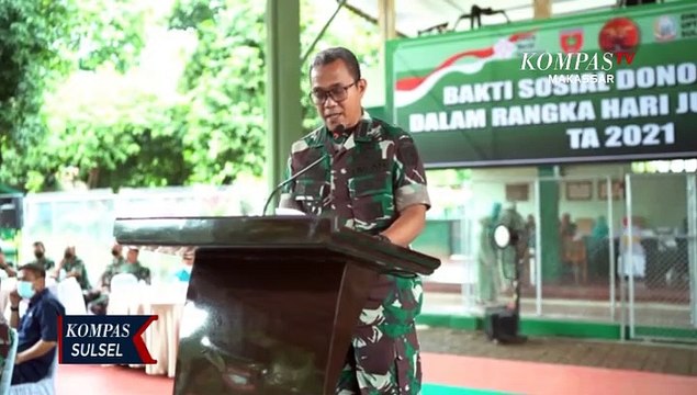 Aksi Donor Darah Diperingatan Hari Juang TNI AD