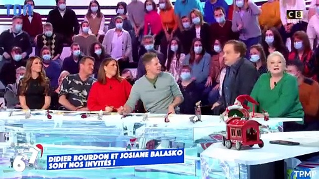 Invité de "TPMP", Didier Bourdon refuse de s’asseoir à côté de Matthieu Delormeau... avant de s'expliquer !