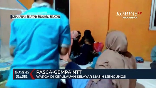 Warga Di Kepulauan Selayar Masih Mengungsi