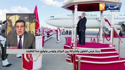 بحث فرص التعاون والشراكة بين الجزائر وتونس وتوقيع عدة إتفاقيات