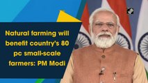 Natural farming will benefit country's 80% small-scale farmers: PM Modi