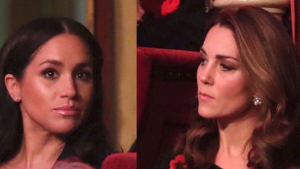 GALA VIDEO  – Meghan Markle et Kate Middleton étrangement distantes l’une de l’autre au même évènement