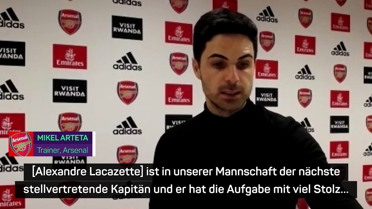 Arteta über Lacazette: 'Er macht alle besser'