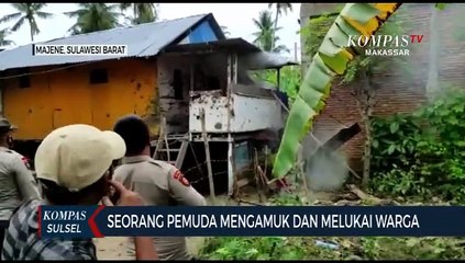 Seorang Pemuda Mengamuk Dan Melukai Warga