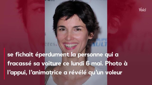 VOICI Eglantine Éméyé scandalisée : une personne a volé le macaron handicapé de son fils