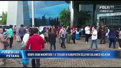 Gempa Berkekuatan 7,4 Guncang Sulawesi Selatan
