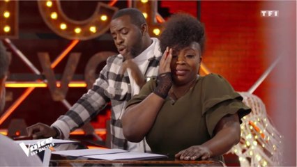 VOICI-The Voice 9 : une candidate choquée par les paroles de Que je t’aime de Johnny Hallyday