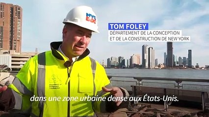 Menacée par la montée des eaux, New York se protège derrière un mur