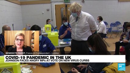 British PM Johnson faces rebellion in parliament over Covid-19 measures