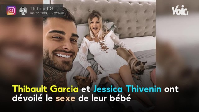 Voici - PHOTOS Jessica Thivenin et Thibault Garcia révèlent le sexe de leur bébé !