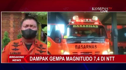 Tim SAR Evakuasi Warga Menuju Lokasi yang Lebih Tinggi dan Aman untuk Antisipasi Gempa Susulan
